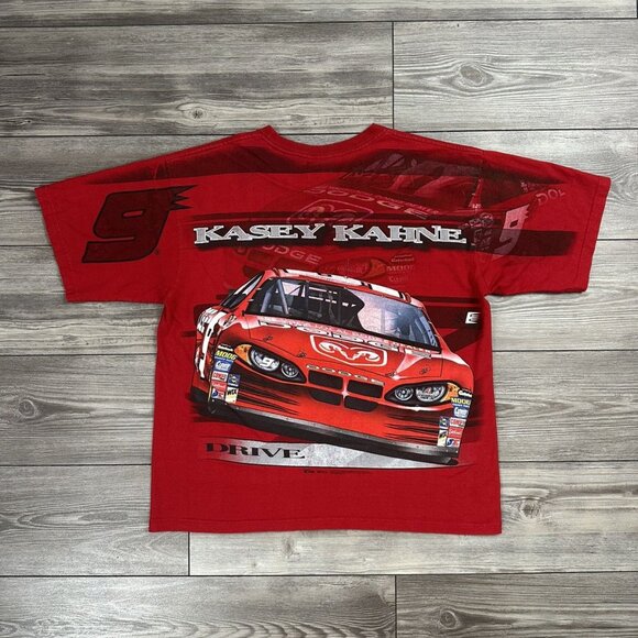 Vintage Y2K Kasey Kane Nascar AOP T Shirt - Picture 2 of 6